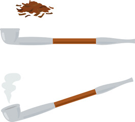 煙管と刻みタバコ