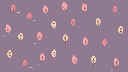 春を感じる背景　手書きイラスト風