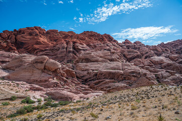 Red Rock Canyon on a Summer Day