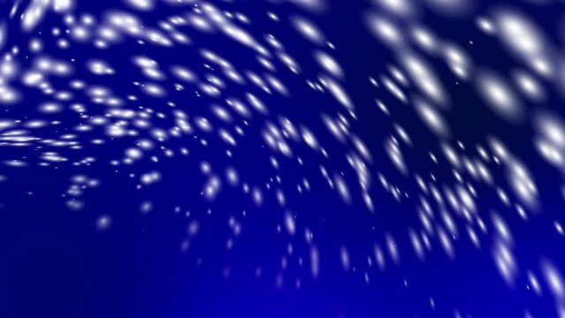発光する粒子が上から出現し下へ流れ消滅するイラスト背景動画	