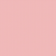 Knitted pink flat seamless pattern