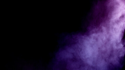 Scene glowing purple smoke. Atmospheric smoke, abstract color background, close-up. Royalty...