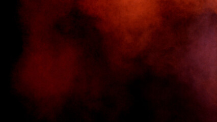 Scene glowing red smoke. Atmospheric smoke, abstract color background, close-up. Royalty...