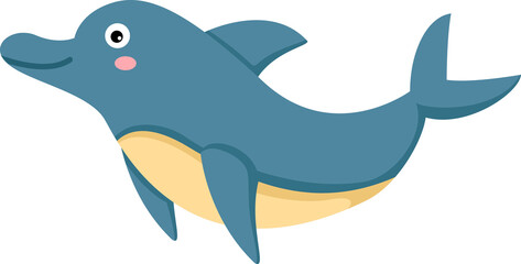cartoon dolphin