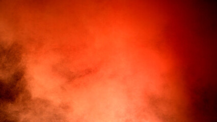 Scene glowing orange, red smoke. Atmospheric smoke, abstract color background, close-up. Royalty...
