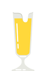 beer glassware illustration	
