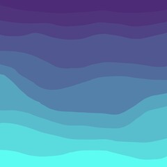Abstract sea wave gradient background.