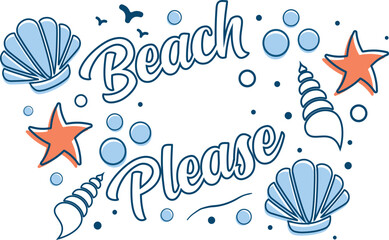 Beach Please starbucks svg design