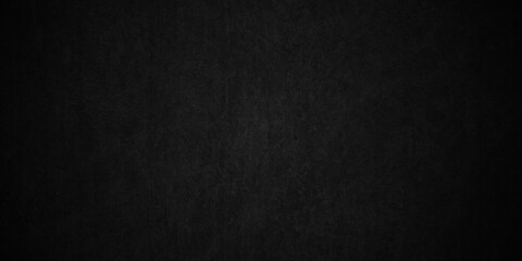 Dark black grunge textured concrete background. Panorama dark grey black slate background or texture. Vector black concrete texture. Stone wall background.	
