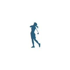 Golf icon logo illustration