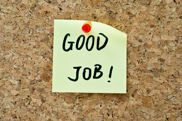 Note good job on cork