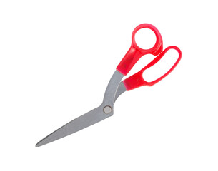 Scissors Vintage and Old with Red Handles.