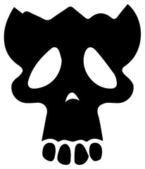 Skull PNG image.