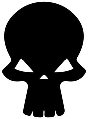 Skull PNG image.