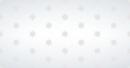 Stars shapes seamless pattern vector in light grey color.