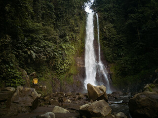 Beautiful waterfall in north Bali