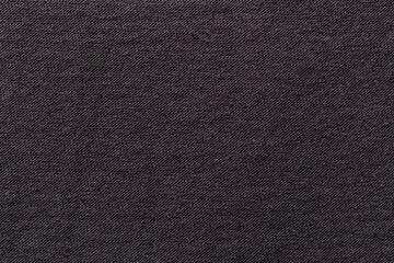 Black color fabric cloth polyester texture and textile background.