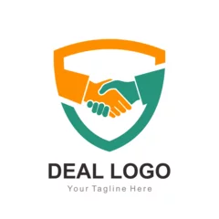 Foto op Plexiglas deal shield logo © joko