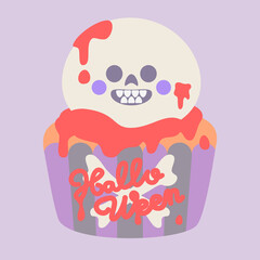Halloween bone cupcake★