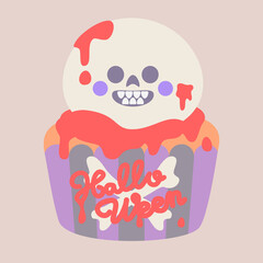 Halloween bone cupcake⭐︎