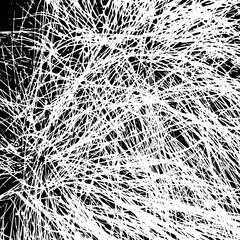 Grunge is black and white. The background is vector abstract. Monochrome texture of scratches, chips, scuffs, dirt. Surreal Backdrop template