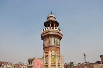 Obraz premium Wazir Khan Mosque in Lahore, Punjab province, Pakistan