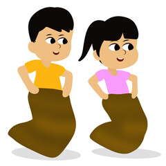 Indonesian tradisional kids game