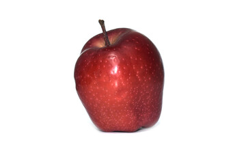 red apple isolated on white