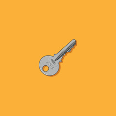 Key Simple Illustration Vector Art