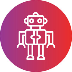 Robot Icon Style