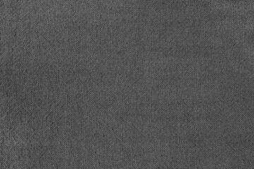 Black gray cotton fabric cloth texture for background, natural textile pattern.