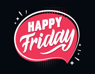 The red badge for Black Friday with white text