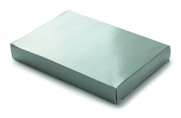 blank gray paper box with shadow for mockup