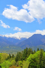 Fototapeta na wymiar Blue sky, Panoramic, Mount Scenery