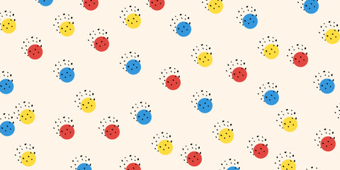 Abstract modern simple shape on yellow background