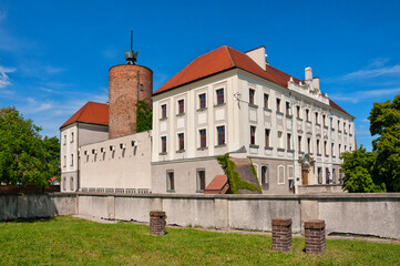 Fototapeta premium The Castle of the Dukes of Glogow, Lower Silesian Voivodeship, Poland.