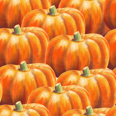 Pumpkin pattern wallpaper background
