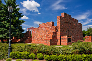 Library of the Holy Pilgrim - monument to Jean Paul II in Glogow, town in Lower Silesian...