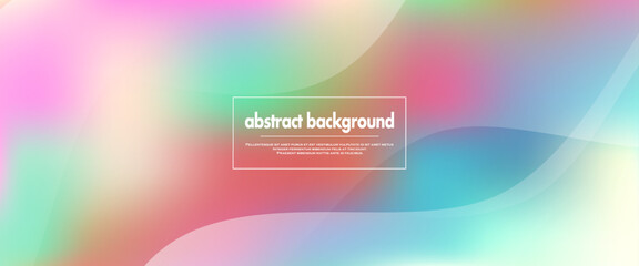 Modern abstract cover. Abstract colorful curve line.