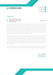 Professional creative letterhead template design for your business
