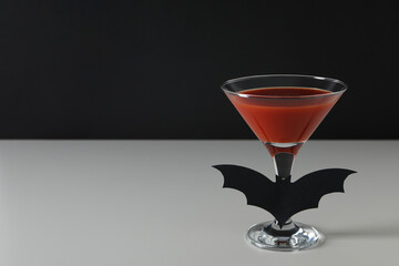 Concept of funny Halloween party, space for text