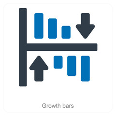Fototapeta premium Growth Bars