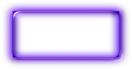 Blue with a lilac tint metallic translucent frame with transparent shadow. Asymmetric, sea-beaten, frame corners. Rectangular sketch shape. Isolated on a transparent background (png).