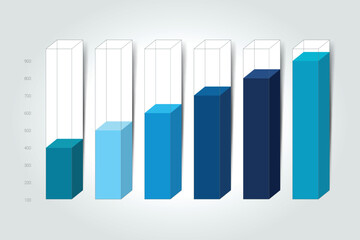 Chart, column graph, infographic element.