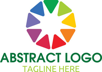 Fototapeta premium Round Abstract Logo