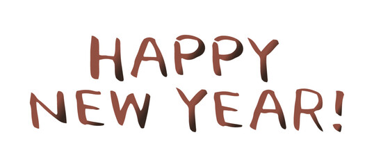 HAPPY NEW YEAR　文字素材
