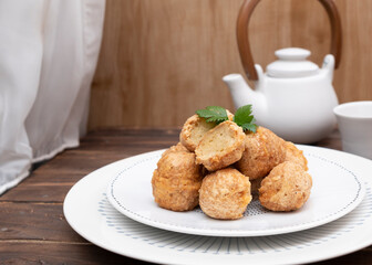 Indonesian Food, Bakso Goreng (Deep Fried Meat Balls)