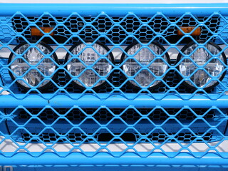 Radiator grille from a truck
