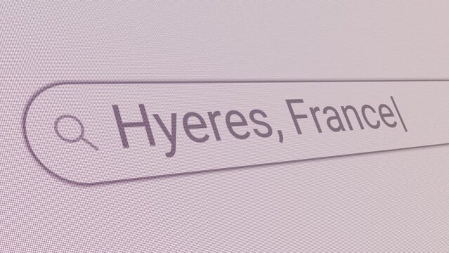 Search Bar Hyeres France 
Close Up Single Line Typing Text Box Layout Web Database Browser Engine Concept