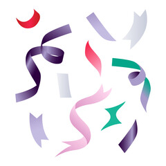 Party confetti vector illustration